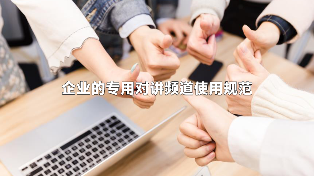 柒言企业专属频段使用规范（试行）