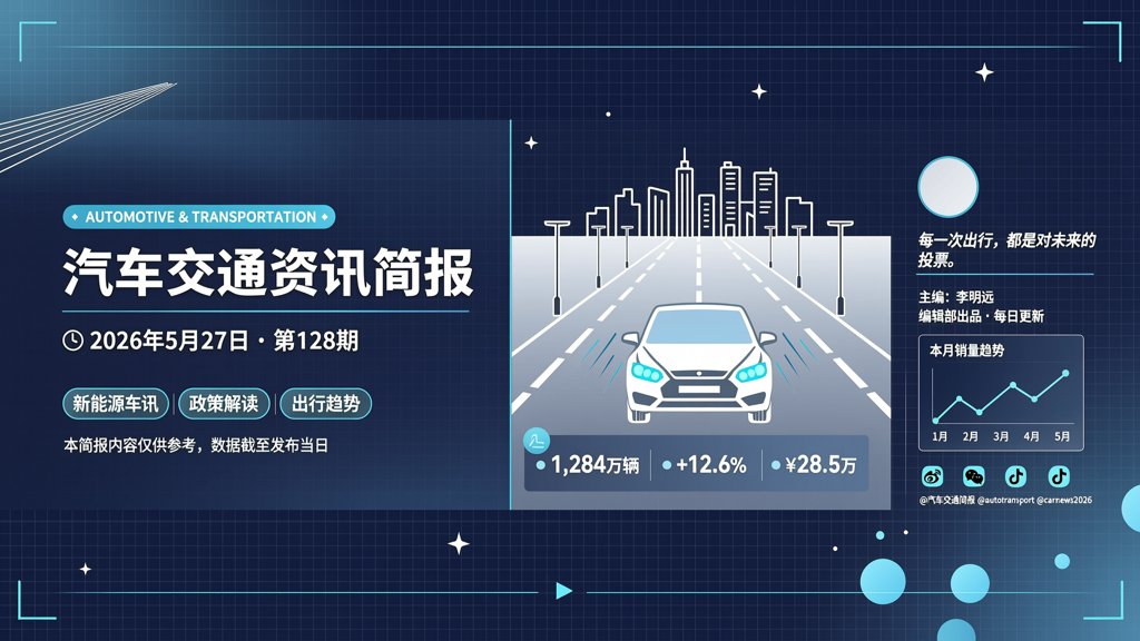 汽车交通资讯简报 | 2026年5月27日