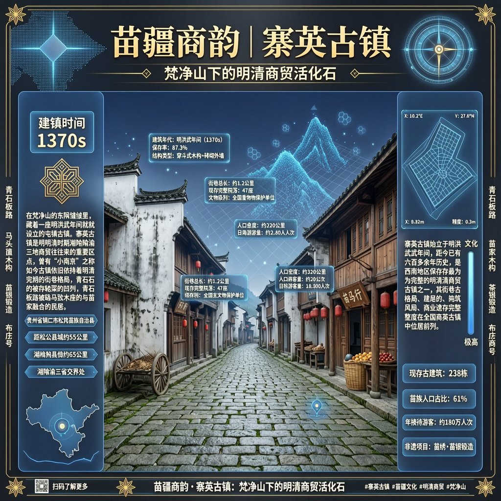 苗疆商韵 | 寨英古镇：梵净山下的明清商贸活化石