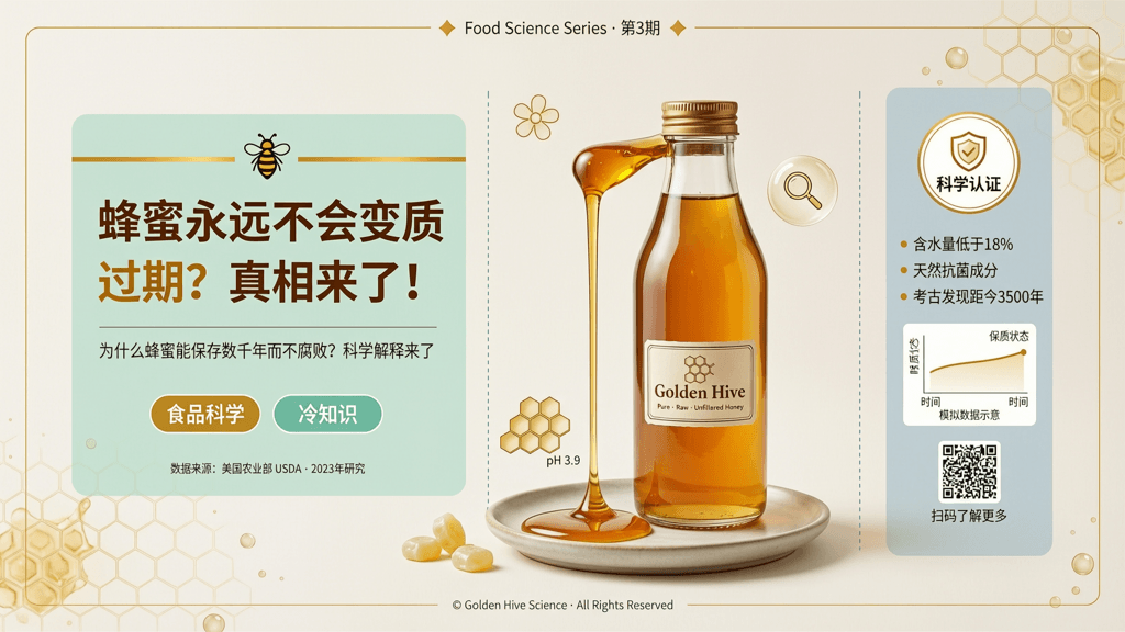 蜂蜜永远不会变质过期
