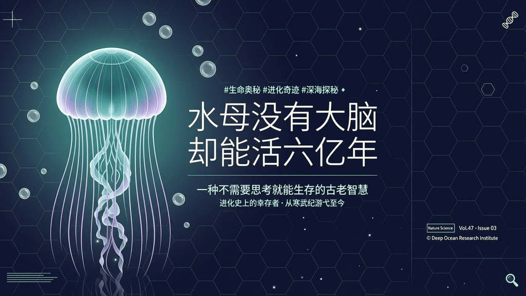 水母没有大脑却能活六亿年