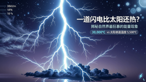 一道闪电比太阳还热？