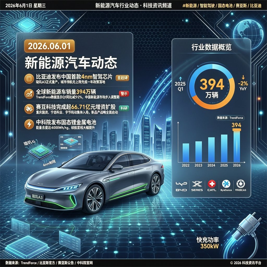 汽车交通资讯简报 | 2026年6月1日