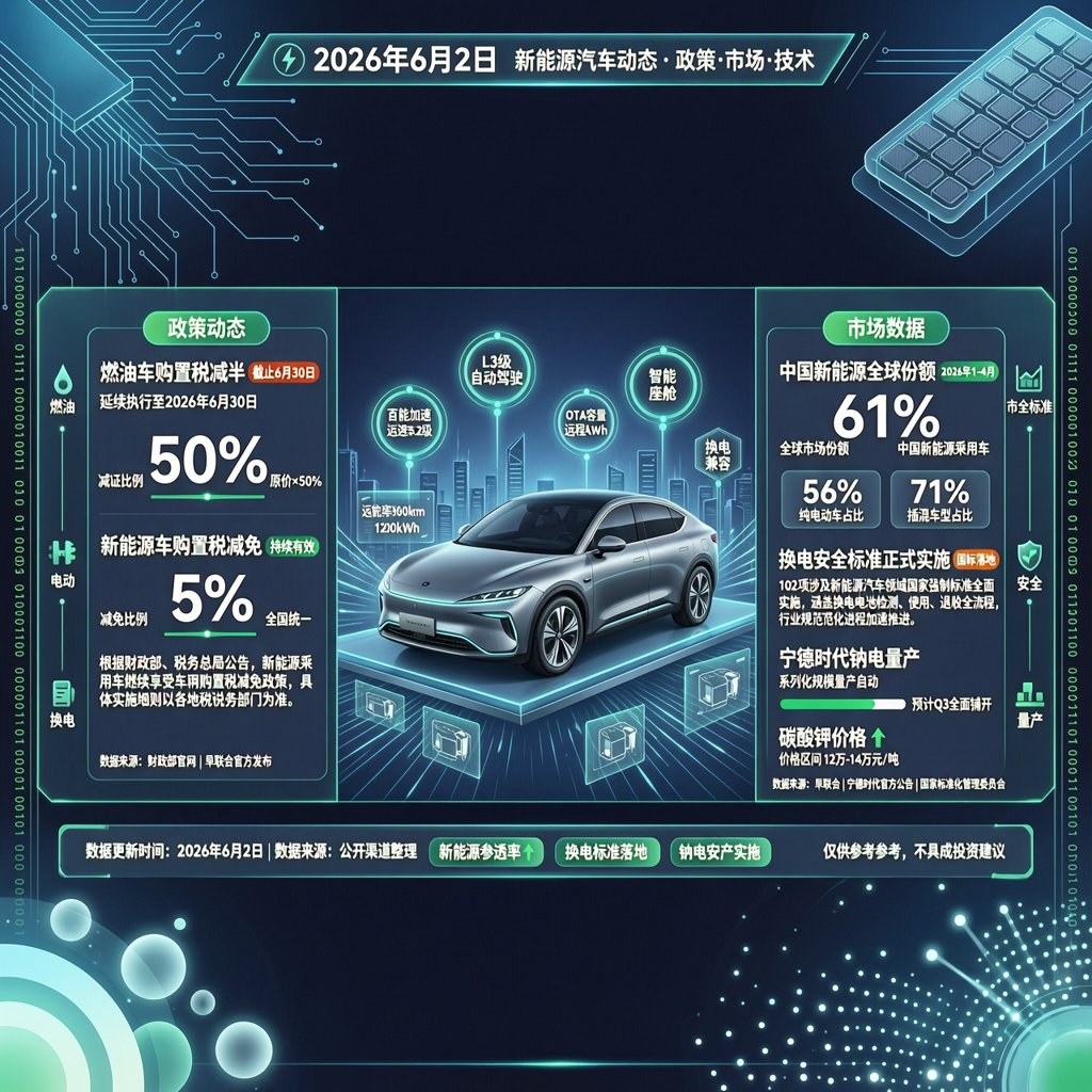 汽车交通资讯简报 | 2026年6月2日