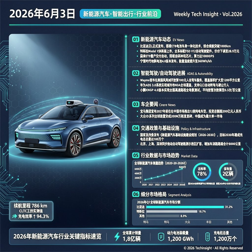 汽车交通资讯简报 | 2026年6月3日