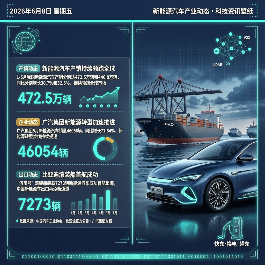 汽车交通资讯简报 | 2026年6月8日