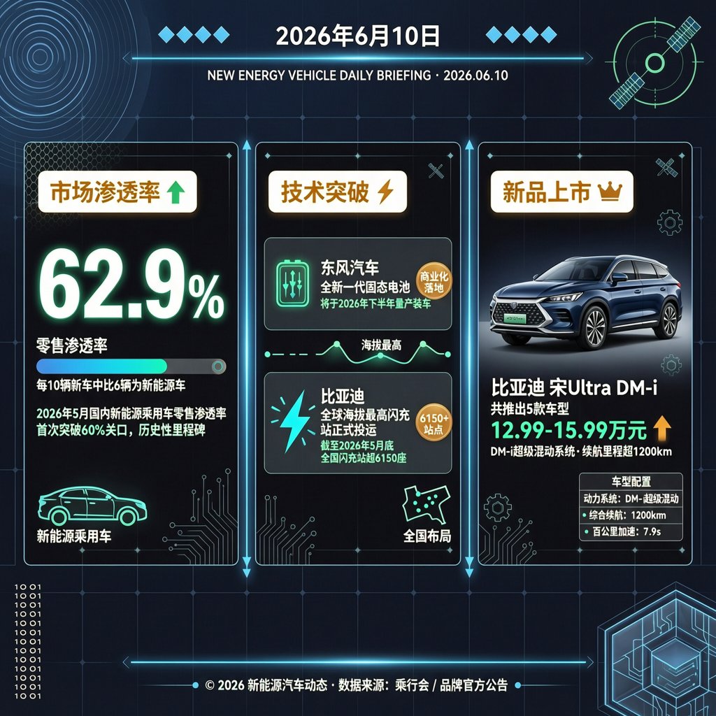 汽车交通资讯简报 | 2026年6月10日