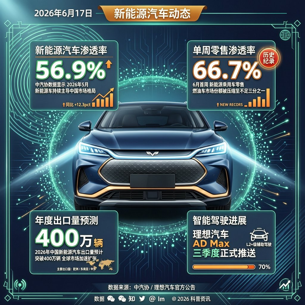 汽车交通资讯简报 | 2026年6月17日