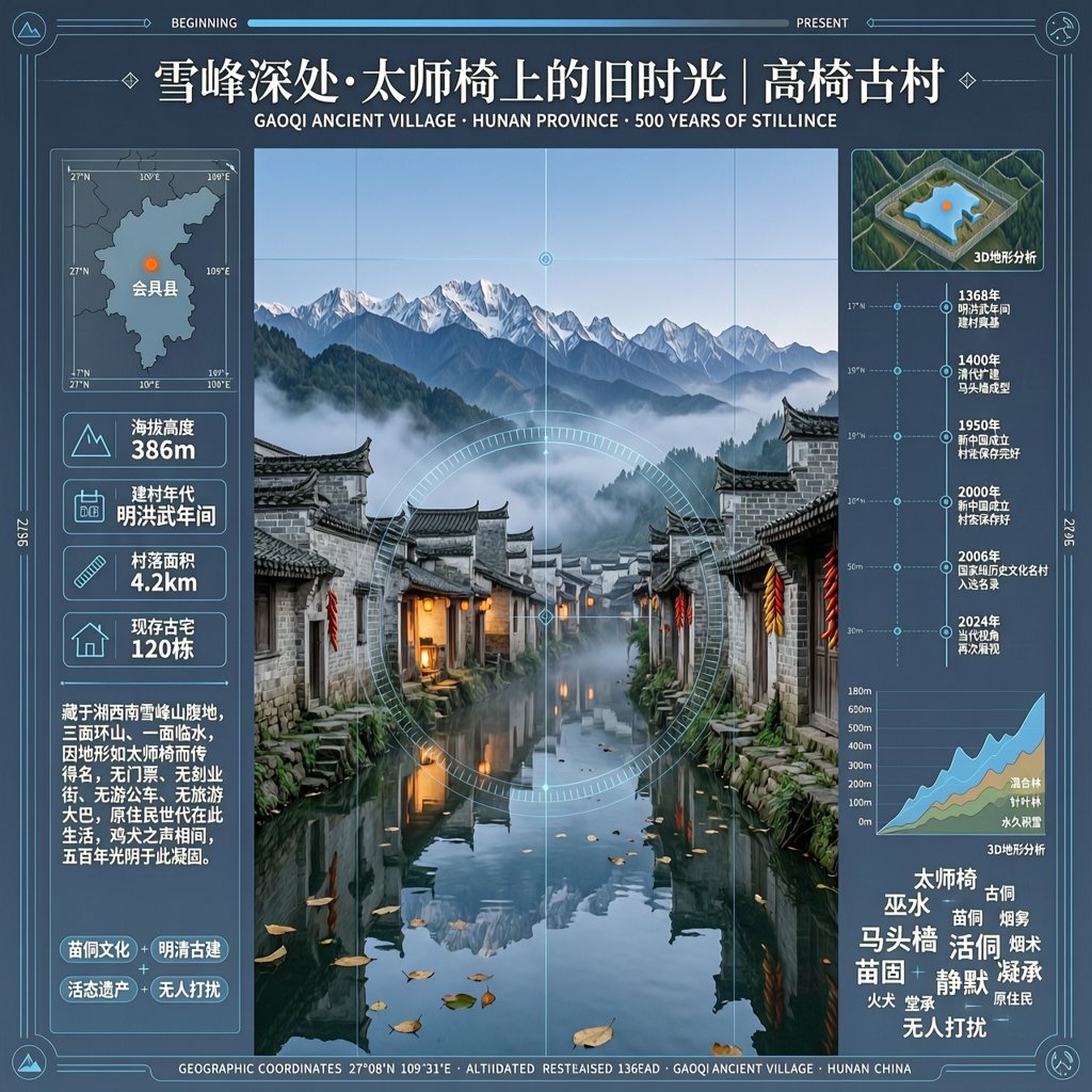 雪峰深处·太师椅上的旧时光 | 高椅古村