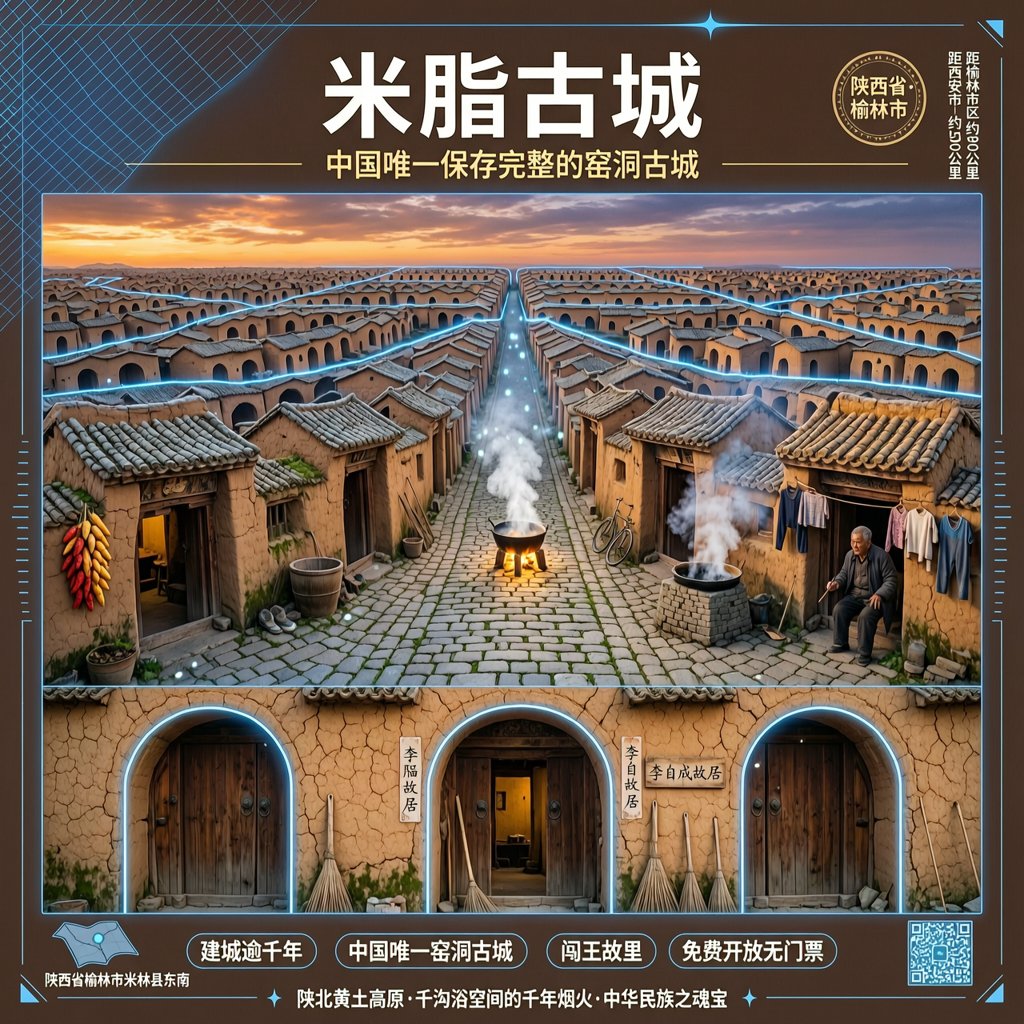 黄土窑韵 | 米脂古城：中国唯一窑洞古城的千年烟火