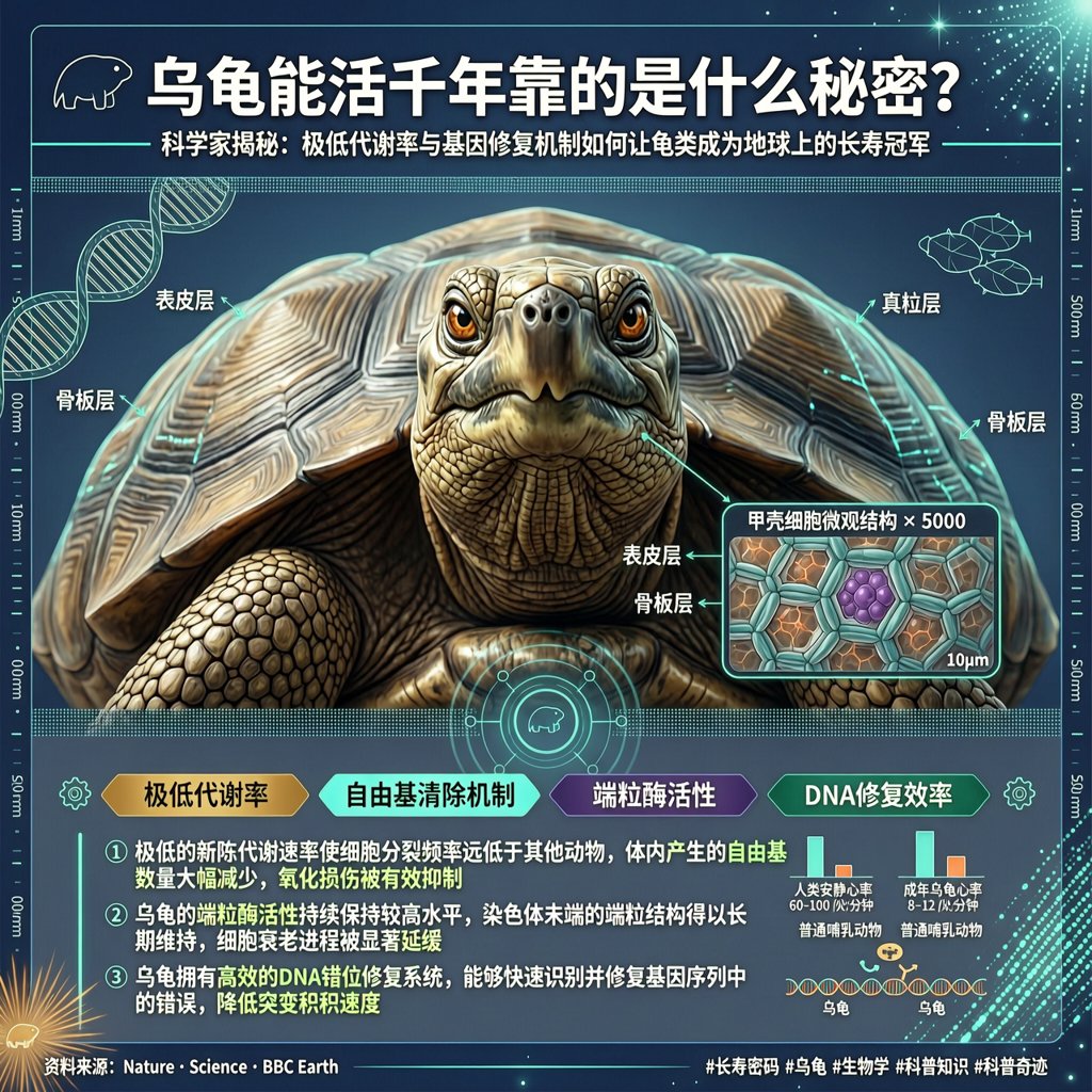 乌龟能活千年靠的是什么秘密？