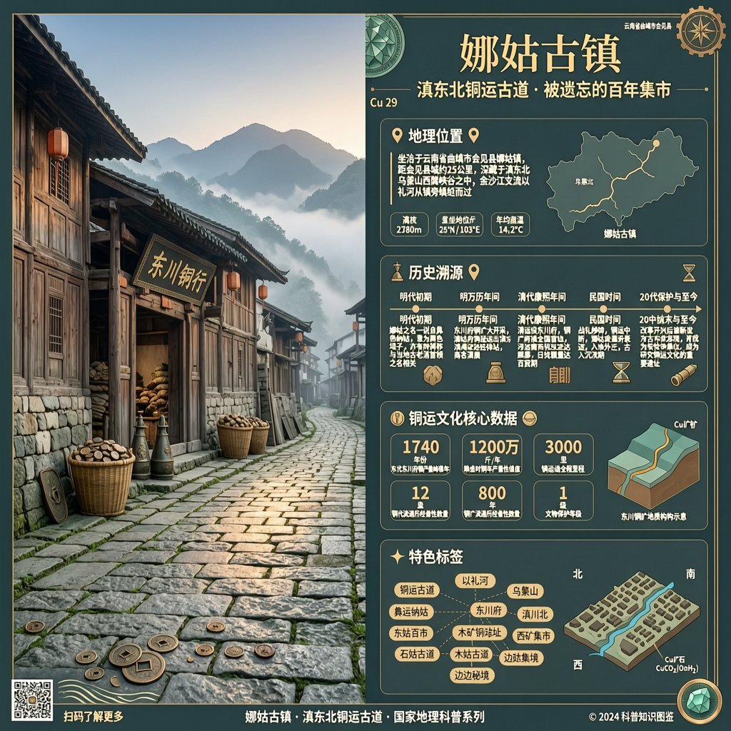 铜铃声远 | 娜姑古镇：滇东北铜运古道上被遗忘的百年集市