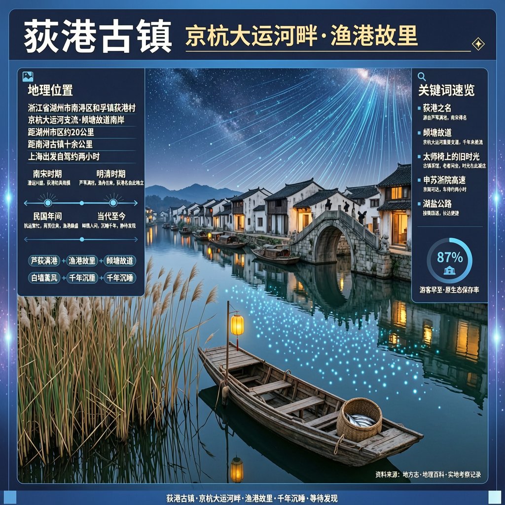 运河遗珠 | 荻港古镇：京杭大运河畔沉睡千年的渔港故里
