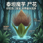 开一次花要等十年:探秘泰坦魔芋