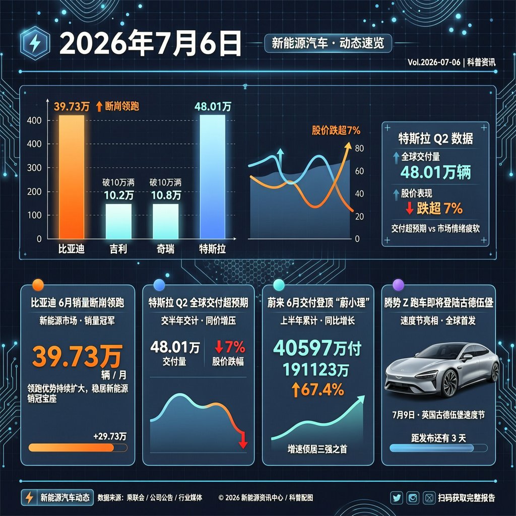 汽车交通资讯简报 | 2026年7月6日