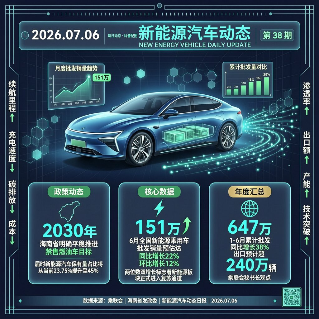 汽车交通资讯简报 | 2026年07月06日