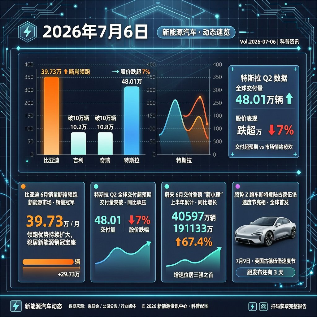 汽车交通资讯简报 | 2026年7月6日