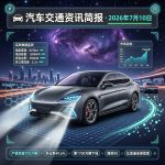 汽车交通资讯简报 | 2026年07月10日