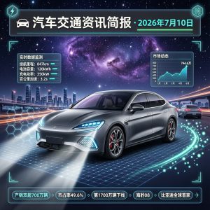 汽车交通资讯简报 | 2026年07月10日