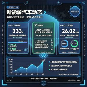 汽车交通资讯简报 | 2026年07月17日