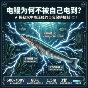 电鳗的高压放电为何电不到自己